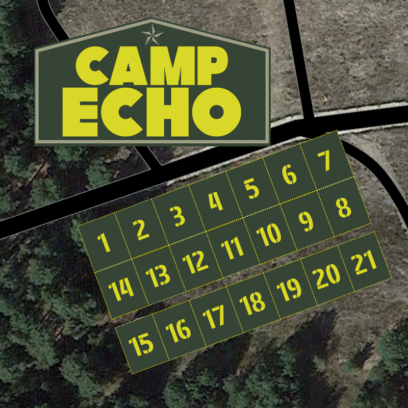 Camp Echo- Skyfall 2024 - Premium Camping + Strom